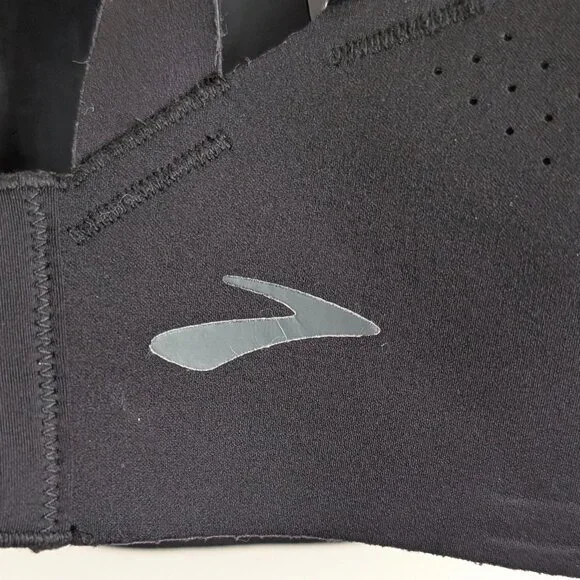 Brooks Dare Underwire Sports Bra, Black, Size 36D - Picture 7 of 10